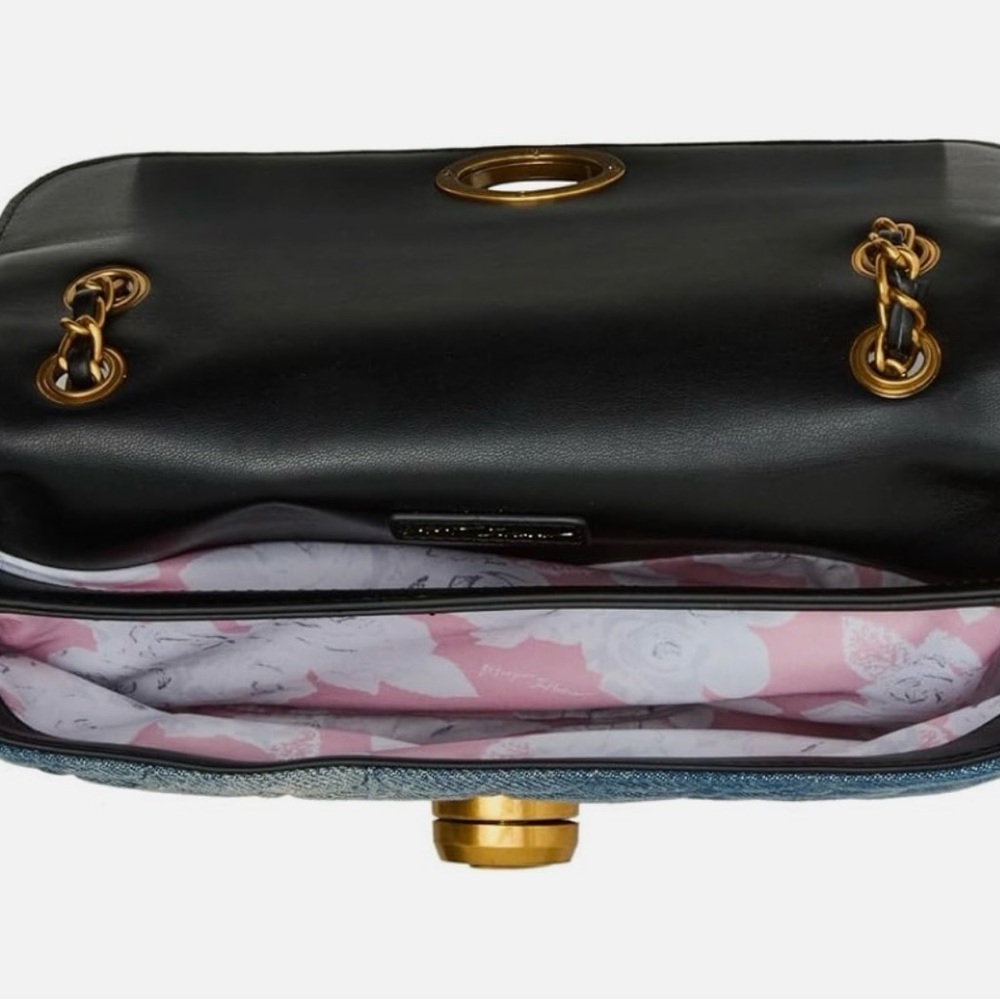 Betsey Johnson Gray Quilted Shoulder Bag - Picture 7 of 7